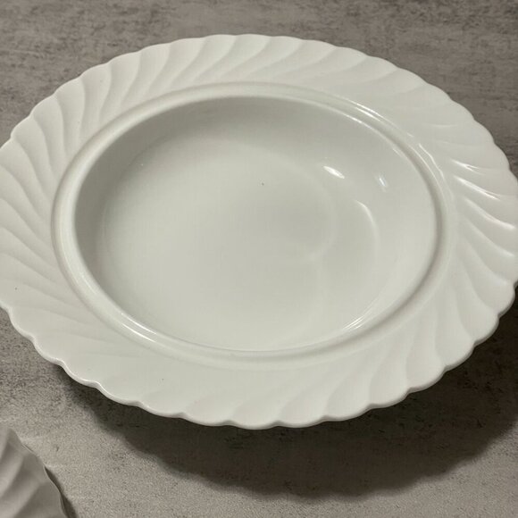 Minton Early 20th C. White Porcelain Domed Covered Cheese Butter Dish Gold Knob - Picture 3 of 7